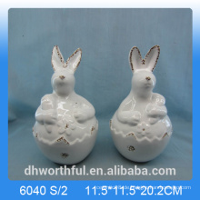 Ostern Dekoration schöne Keramik Kaninchen Figur